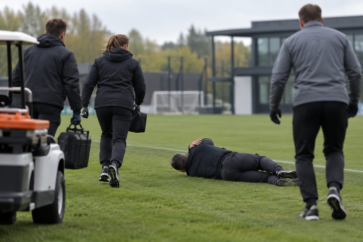 Reports say Kompany remains in hospital after collapse