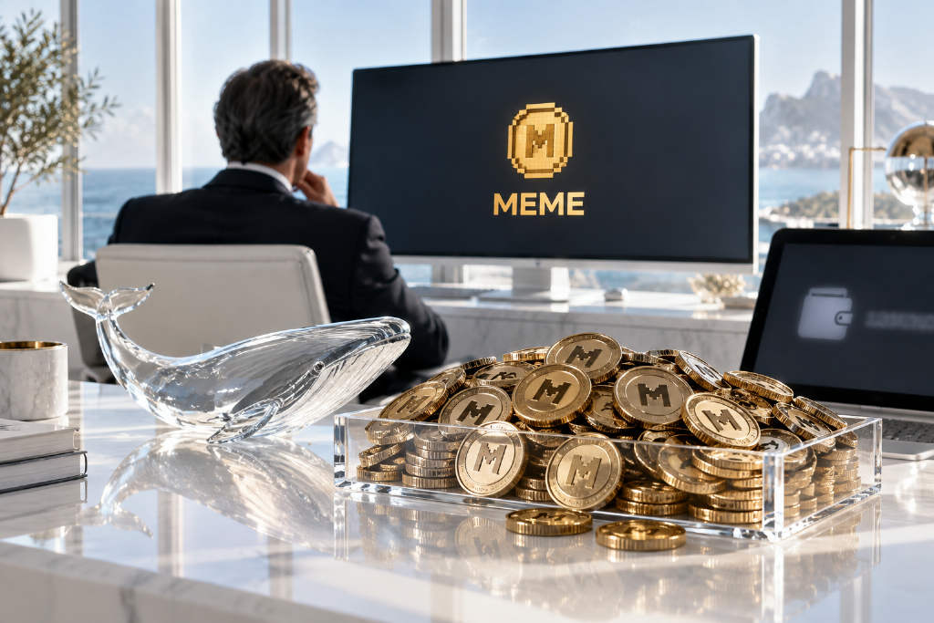 巨鲸 10 天斥资 104 万美元买入 2031 万枚 MEME