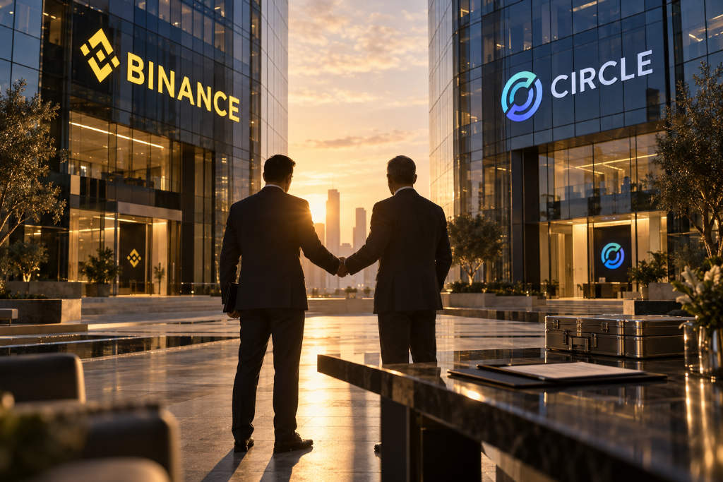 Market talk says Binance has invested $100 million in Circle