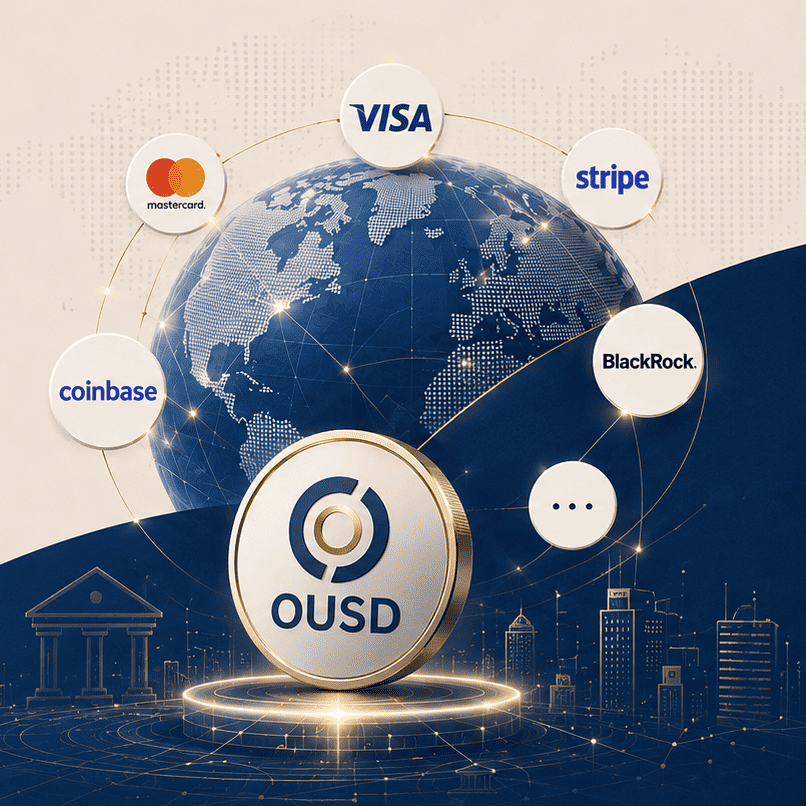OUSD 联盟模式搅动稳定币格局:140 家机构入场,Circle 股价承压