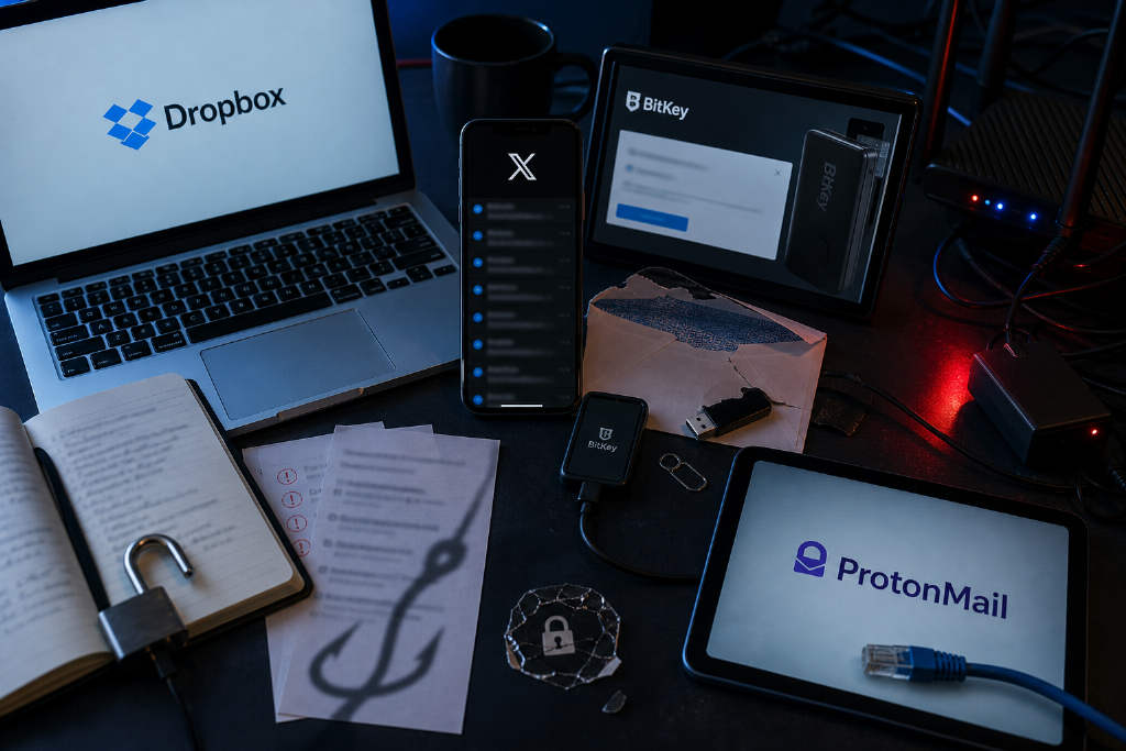多起网络安全事件集中爆发:Dropbox、BitKey、X、Protonmail均受影响