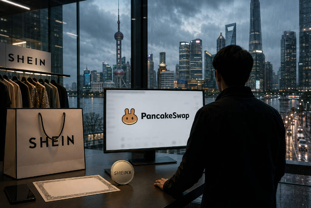 去中心化交易所 PancakeSwap 上线 Shein 代币化股票 SHEINx