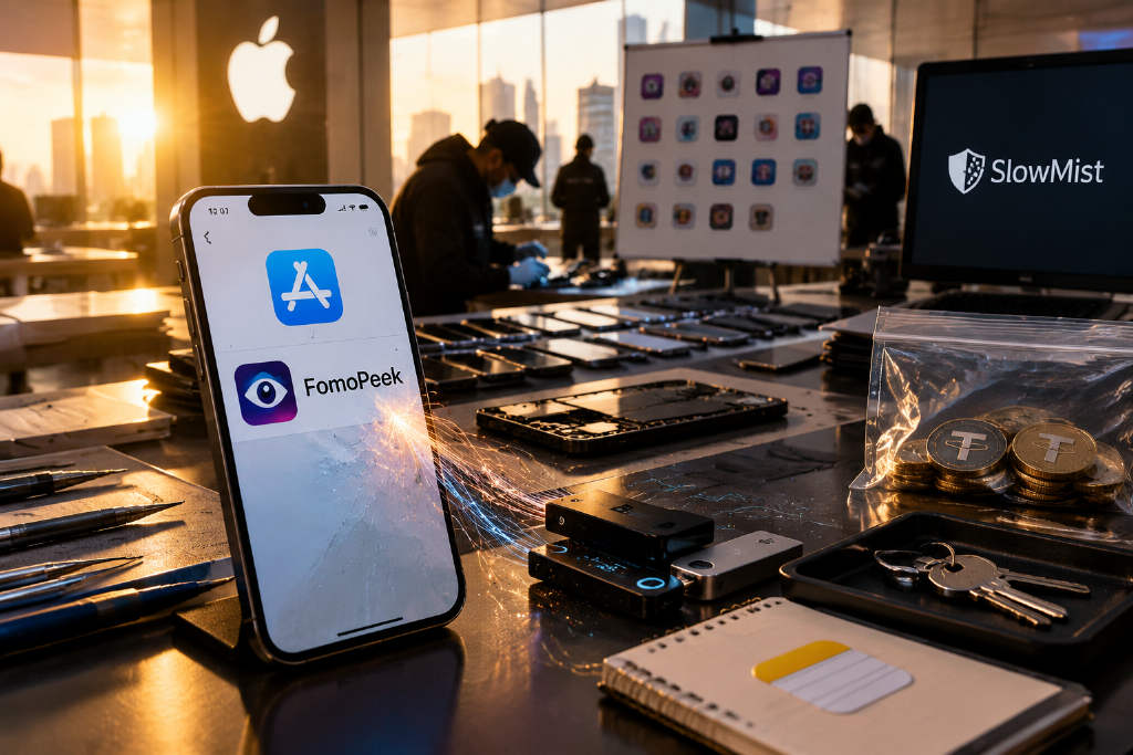 SlowMist says App Store-listed FomoPeek carried modules that could steal wallet data across apps