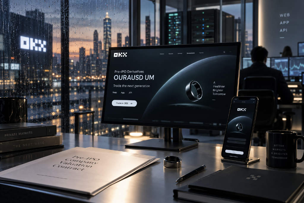OKX 上线 Pre-IPO OURAUSD X 合约,覆盖网页、App 与 API