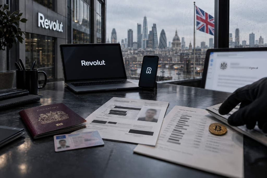 Revolut误将护照与比特币交易记录交给伪造政府请求方