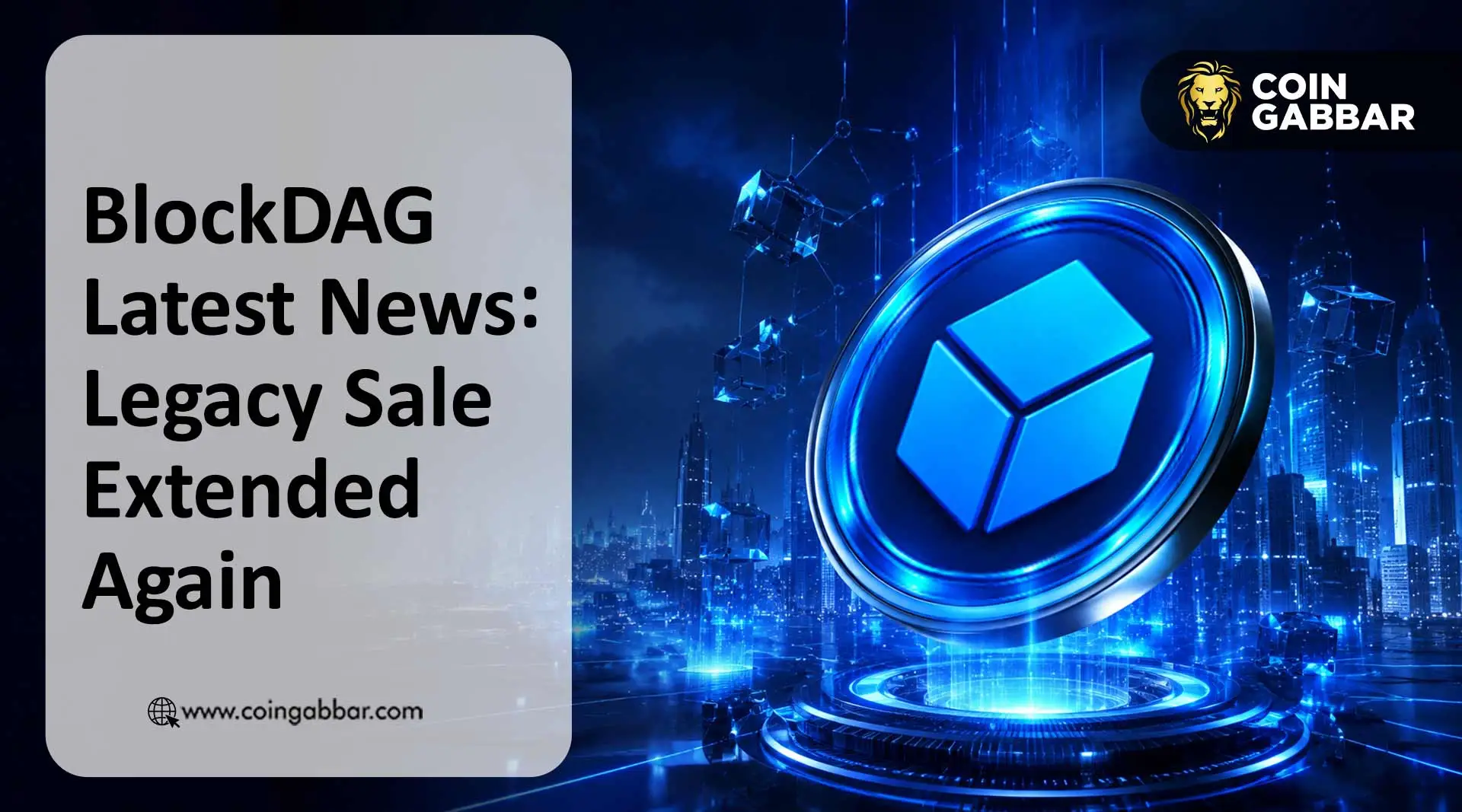 BlockDAG Extends Legacy Sale as BDAG Jumps Over 7%, Listing Date Still Unconfirmed