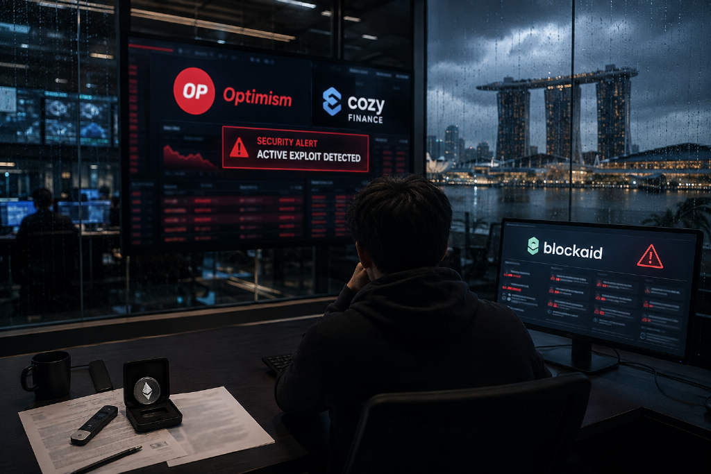 Cozy Finance 在 Optimism 遭持续攻击,约 17 万美元被盗