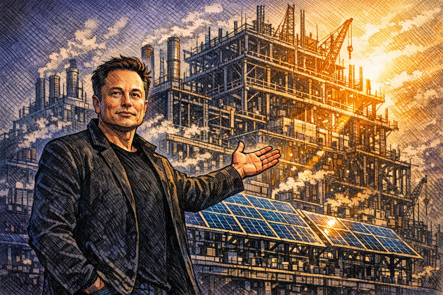 SpaceX Plans 10GW Solar Factory in Texas to Power Musk's Space AI Data Centers