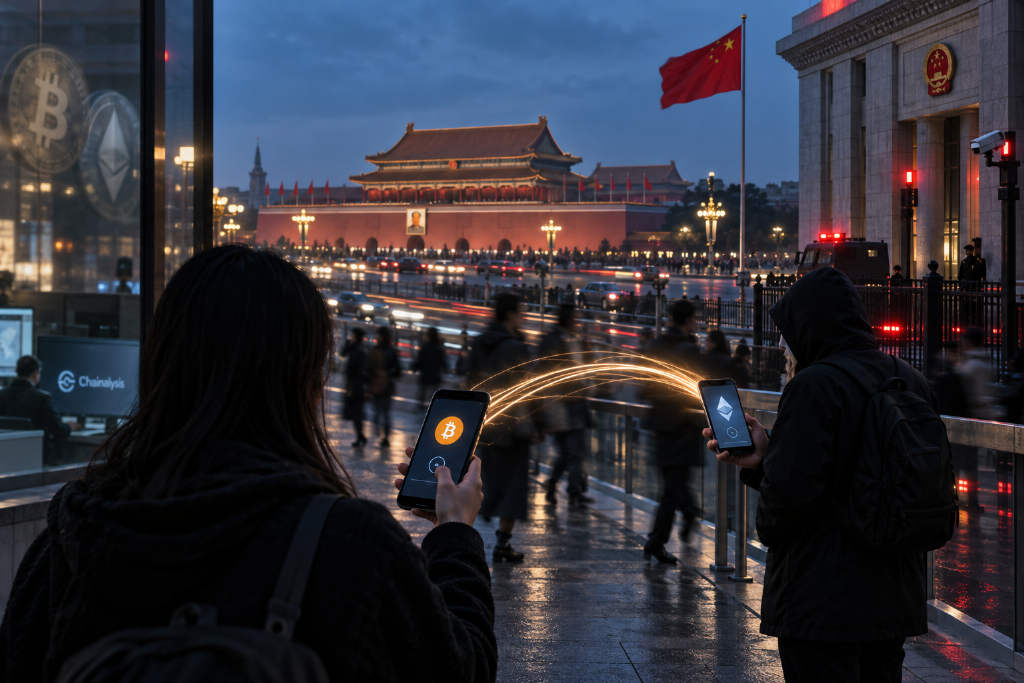 China ranks No. 2 in domestic wallet-to-wallet crypto transfers despite broad trading ban