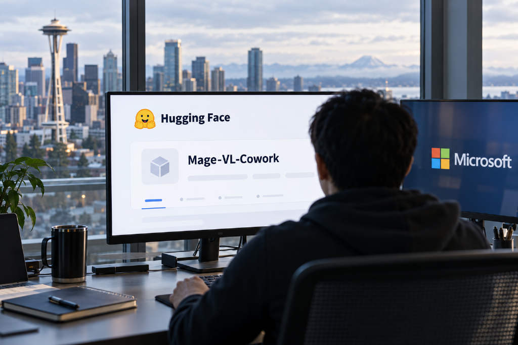 Microsoft 在 HuggingFace 上架 Mage-VL-Cowork 模型权重