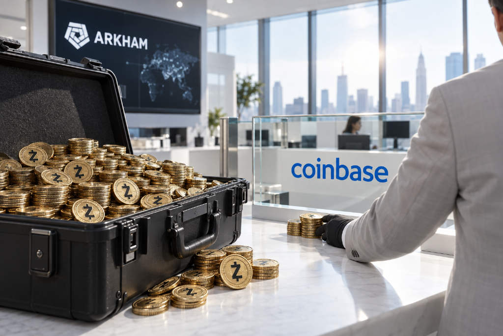 Zcash巨鲸转移3.62亿美元ZEC,10个月来首次向Coinbase充值