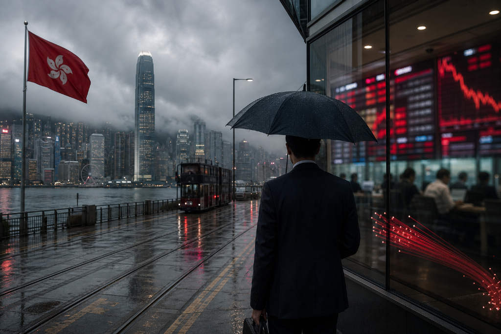 港股恒指午盘收跌0.96% 光通信股走低
