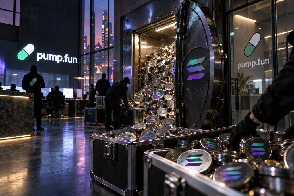 pump.fun 再售出 4.8 万枚 SOL,累计出售达 523.66 万枚