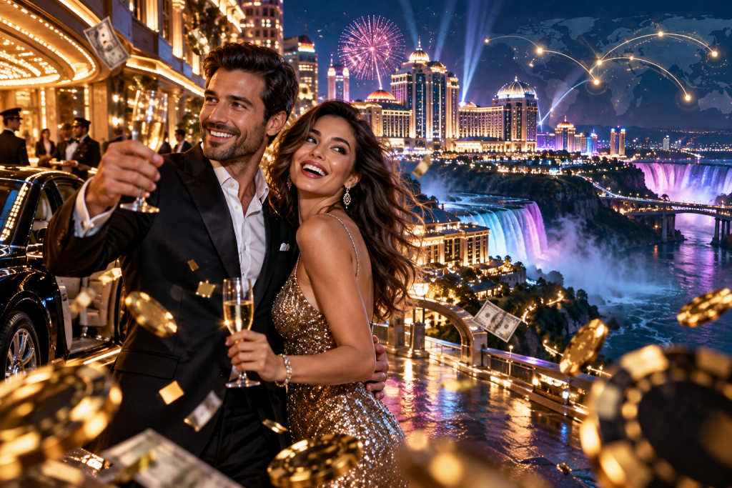 Fallsview Casino固定位置与直线距离一览