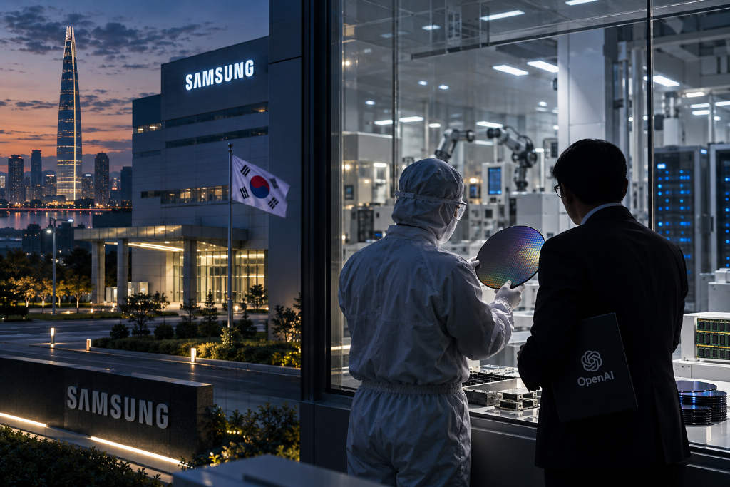 OpenAI称与三星在下一代芯片联合研发与生产上进展明显