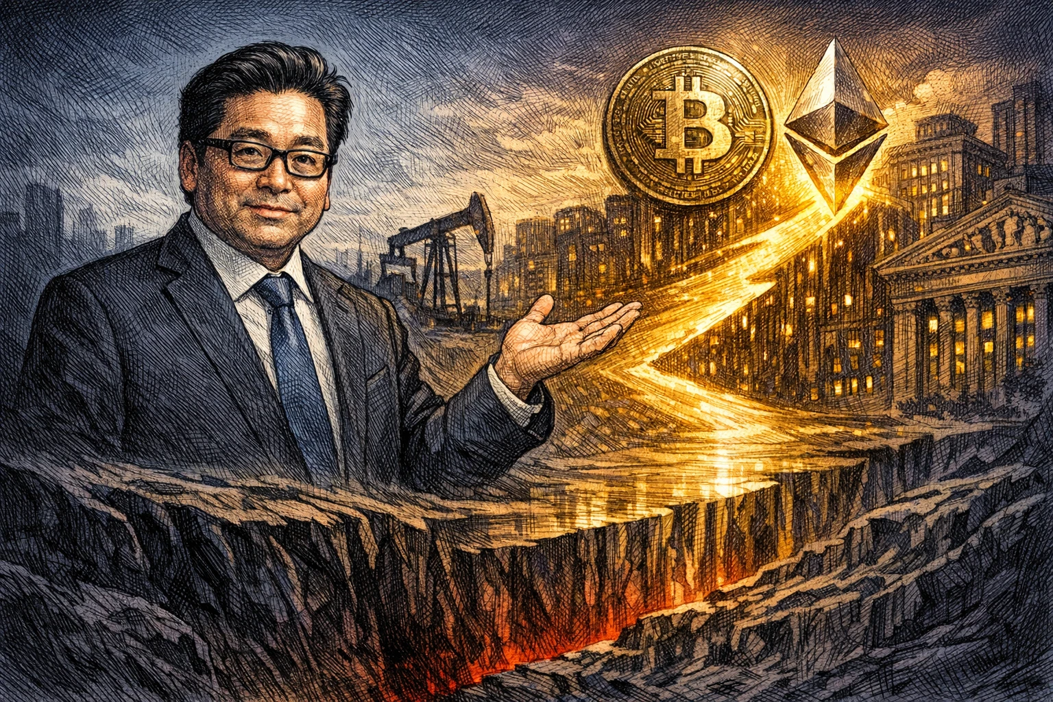比特币冲上7.3万、以太坊突破2200,Tom Lee喊多:股市本月已筑底,油价上涨是利好