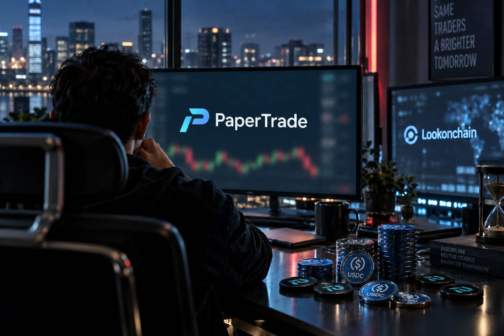 麻吉大哥在 PaperTrade 获 34.1 万枚 USDC 奖励后净亏约 7.47 万美元