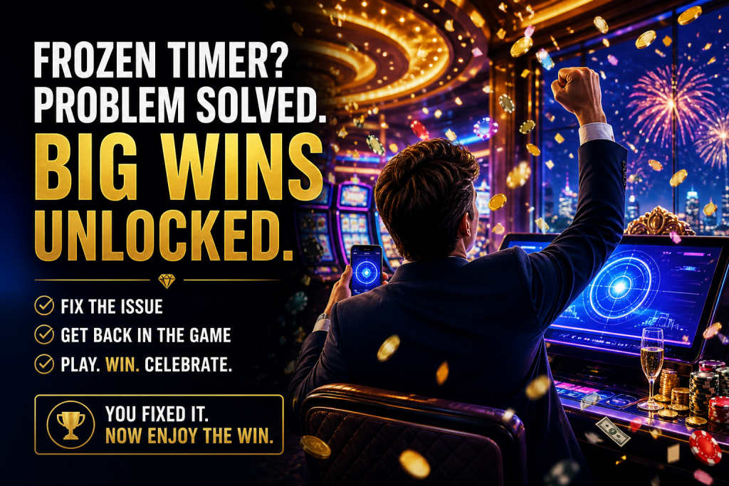 Session timer not working in a casino account: what to check