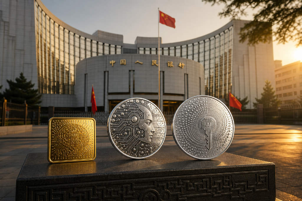 央行9月将发行人工智能主题法定金银纪念币