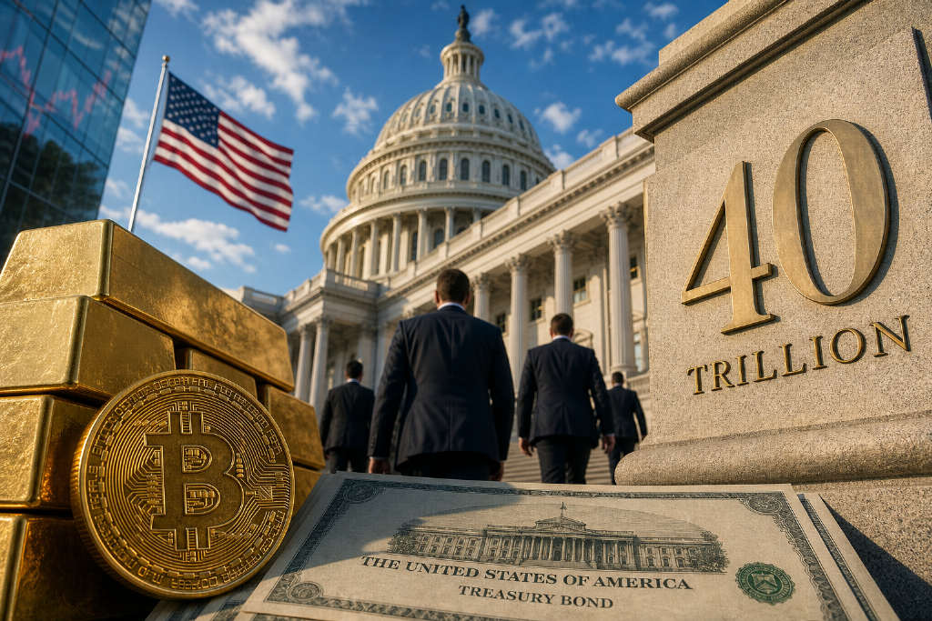 BIT 投研:美债突破 40 万亿美元,黄金与比特币同步走强