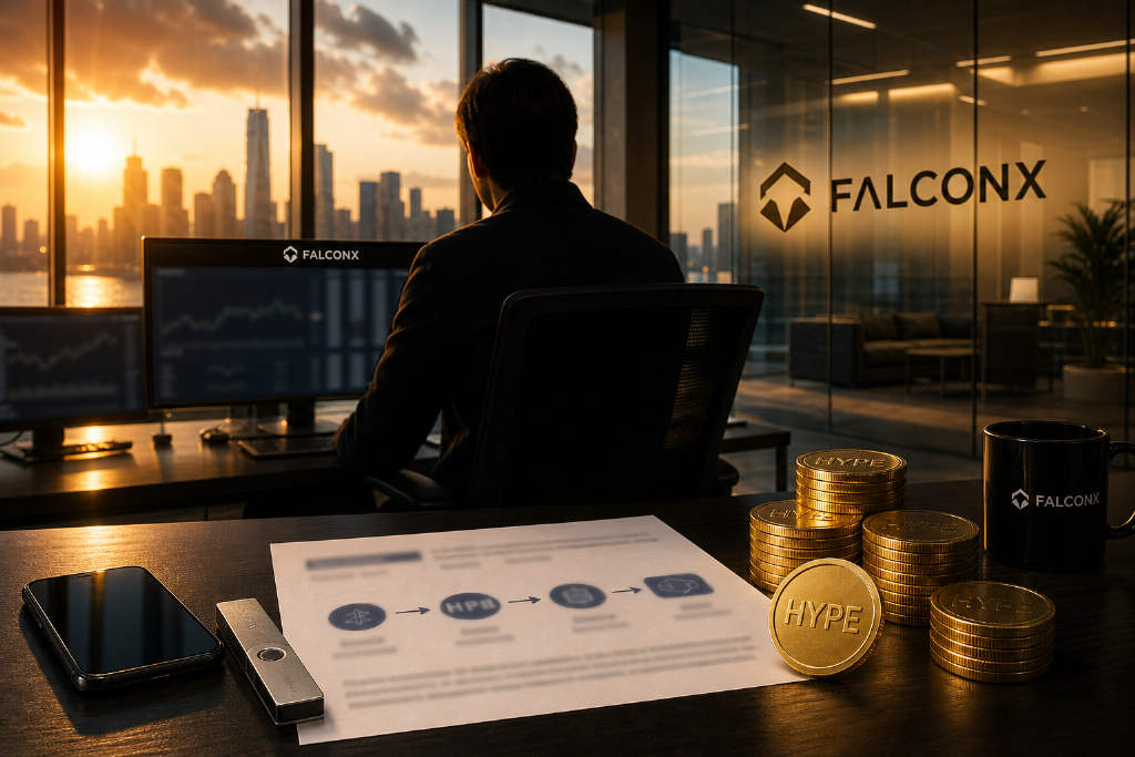 新建地址从 FalconX 购入 28.98 万枚 HYPE