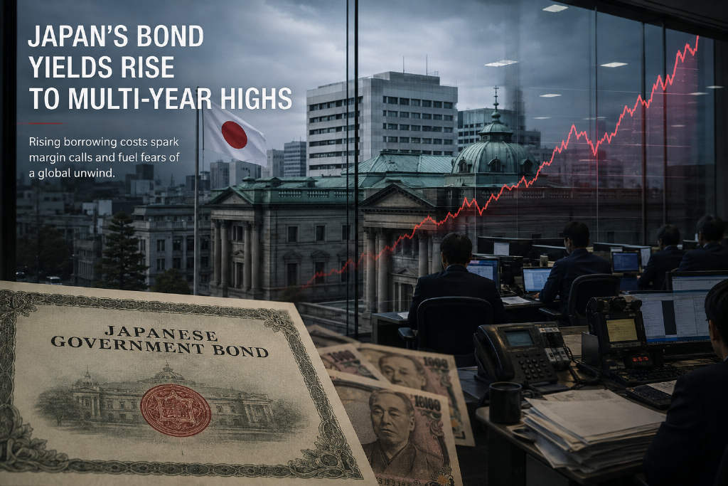 日本国债收益率升至近 30 年高位,日元套利交易平仓风险再受关注