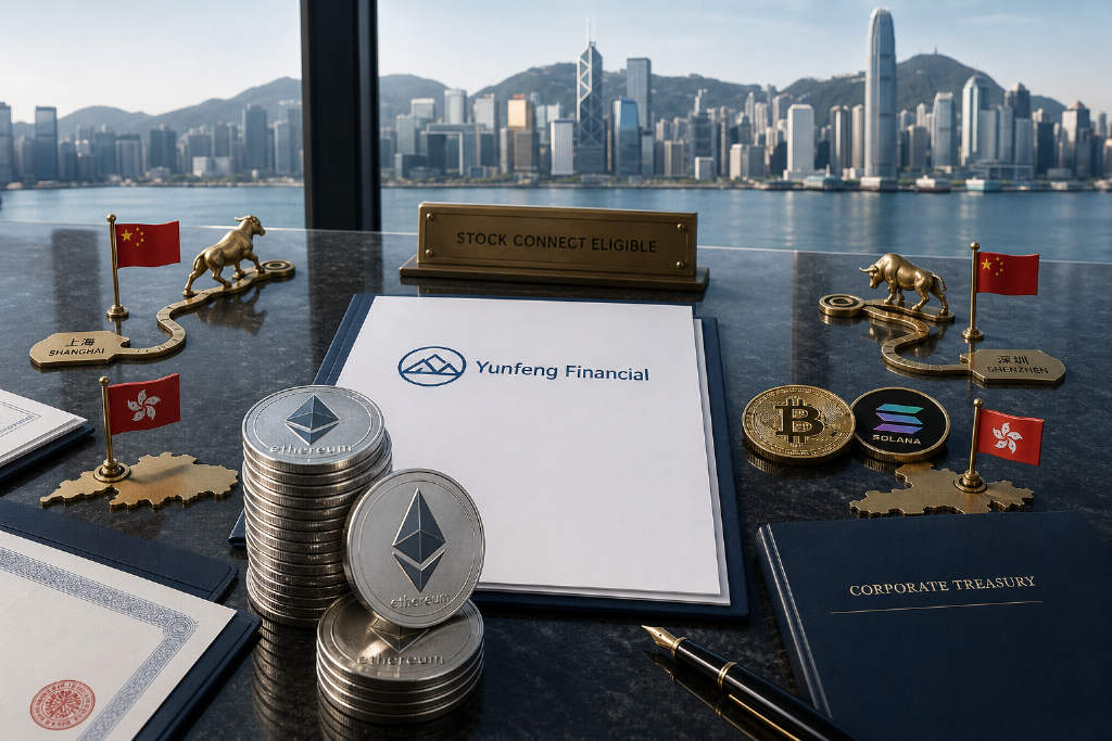 云锋金融获纳入沪港通及深港通,曾累计买入 1 万枚 ETH
