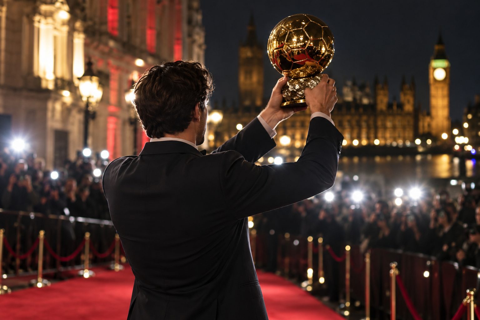Harry Kane wins 2026 Ballon d'Or in London