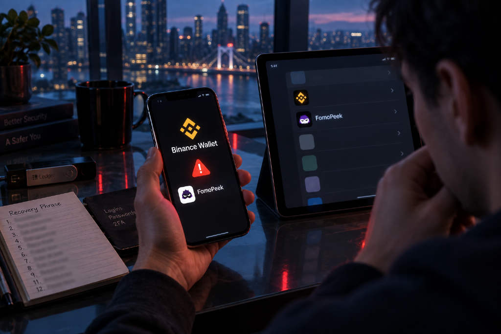 Binance Wallet 提醒 iPhone 用户排查 FomoPeek 恶意应用风险