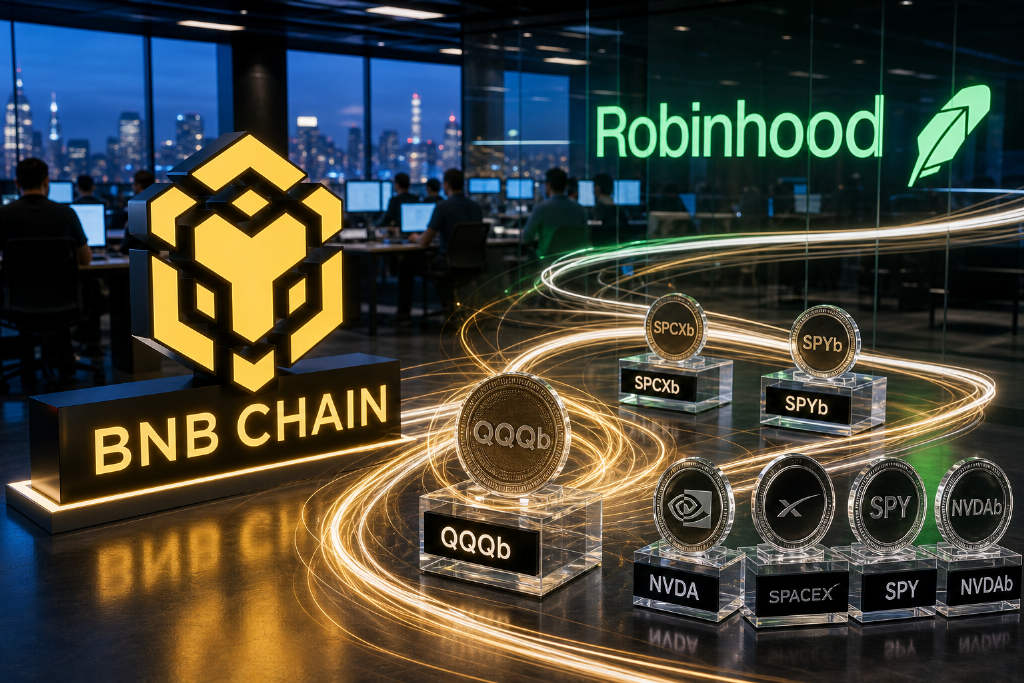 Token Terminal:交易最活跃的七种代币化股票均上线 BNB Chain 或 Robinhood Chain