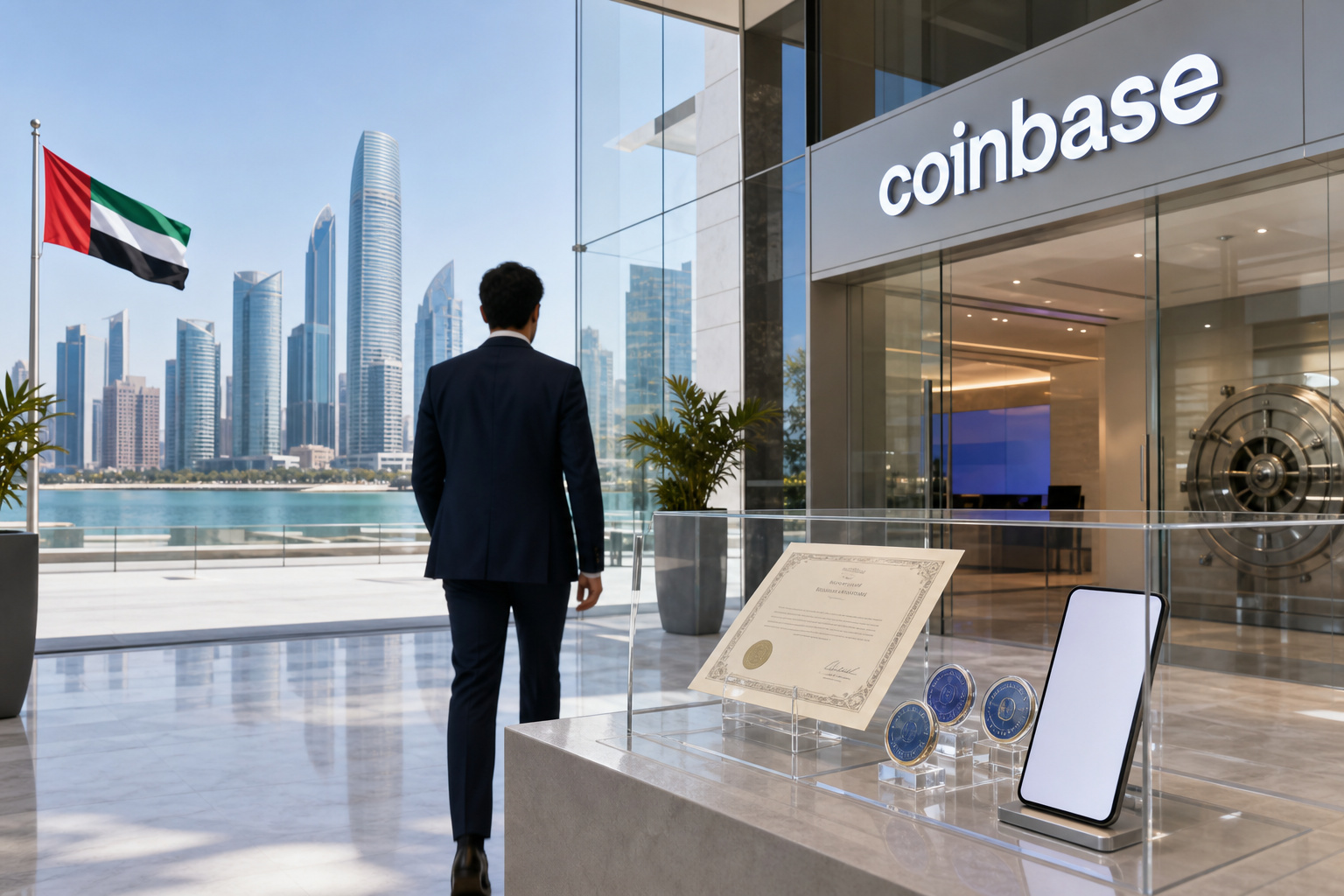 Coinbase Secures Abu Dhabi License to Launch Global Securities Tokenization Hub