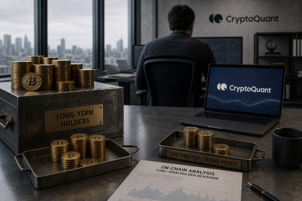 CryptoQuant:比特币长期持有者分配量较 8 月 18 日增 61.5%
