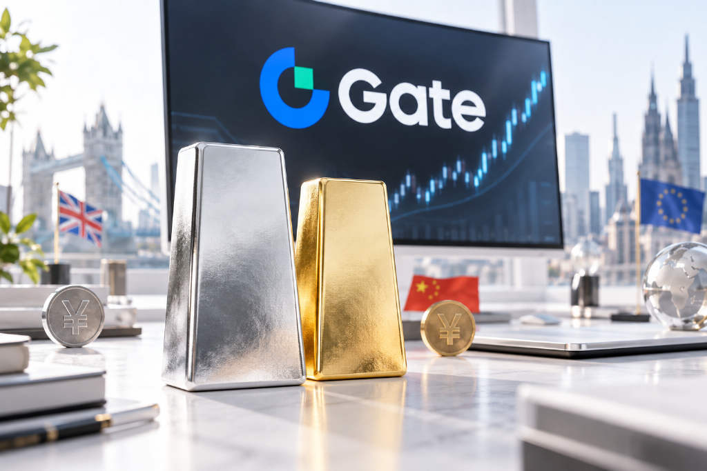 白银涨至 61.455 美元,Gate 同步更新黄金外汇与股指报价