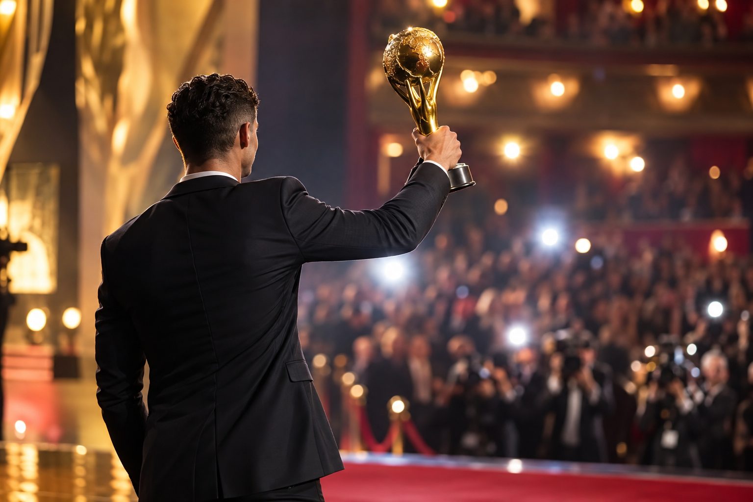 Saka wins 2026 Socrates Award at Ballon d'Or ceremony