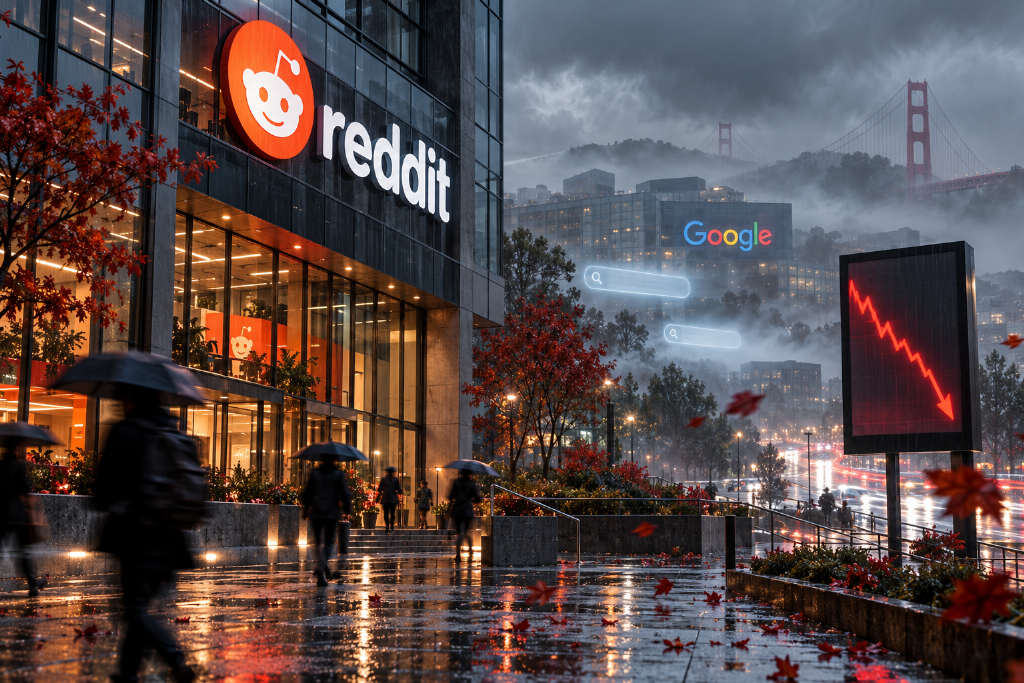 Reddit shares sink 30% after Google AI search changes hit traffic and user growth