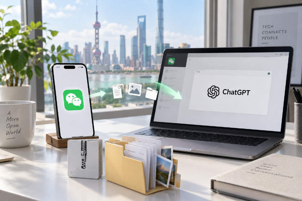 微信开放聊天记录转发,可直接打包导入 ChatGPT