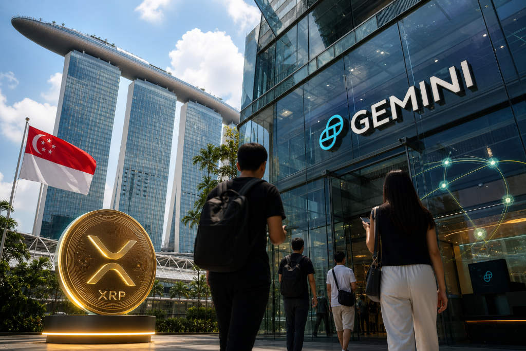 Gemini 已向新加坡用户开放 XRP 存取款功能