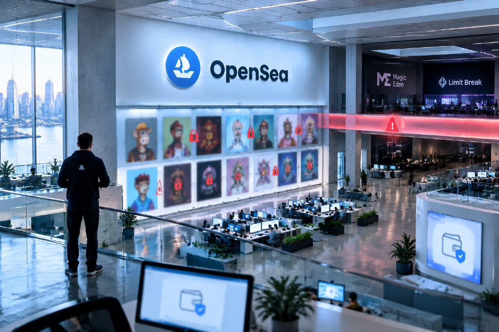 OpenSea称未受安全事件波及,已禁售超3000枚涉盗NFT
