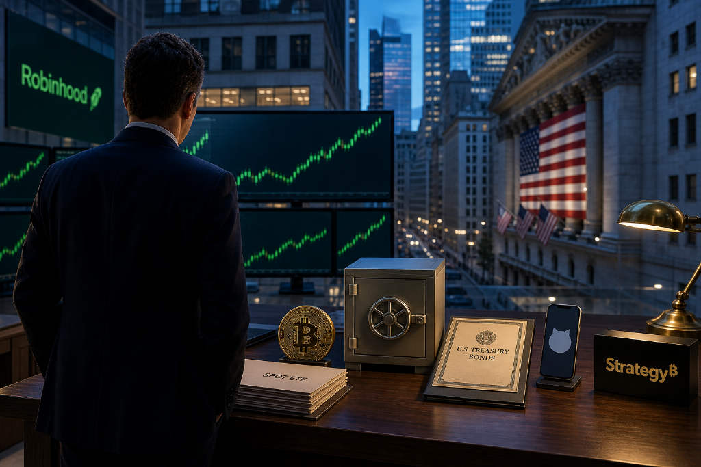 ChainFeeds research brief tracks Saylor on Bitcoin institutionalization, ETF-led rebound, and Robinhood-linked meme narratives