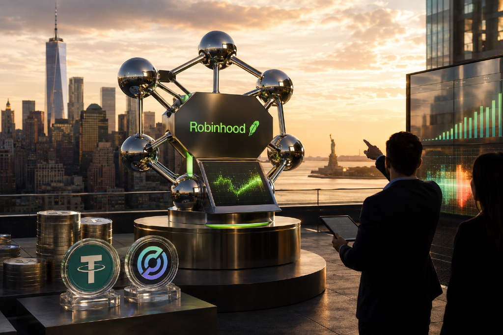 Robinhood Chain 24小时费用收入超260万美元,仅次于Tether和Circle