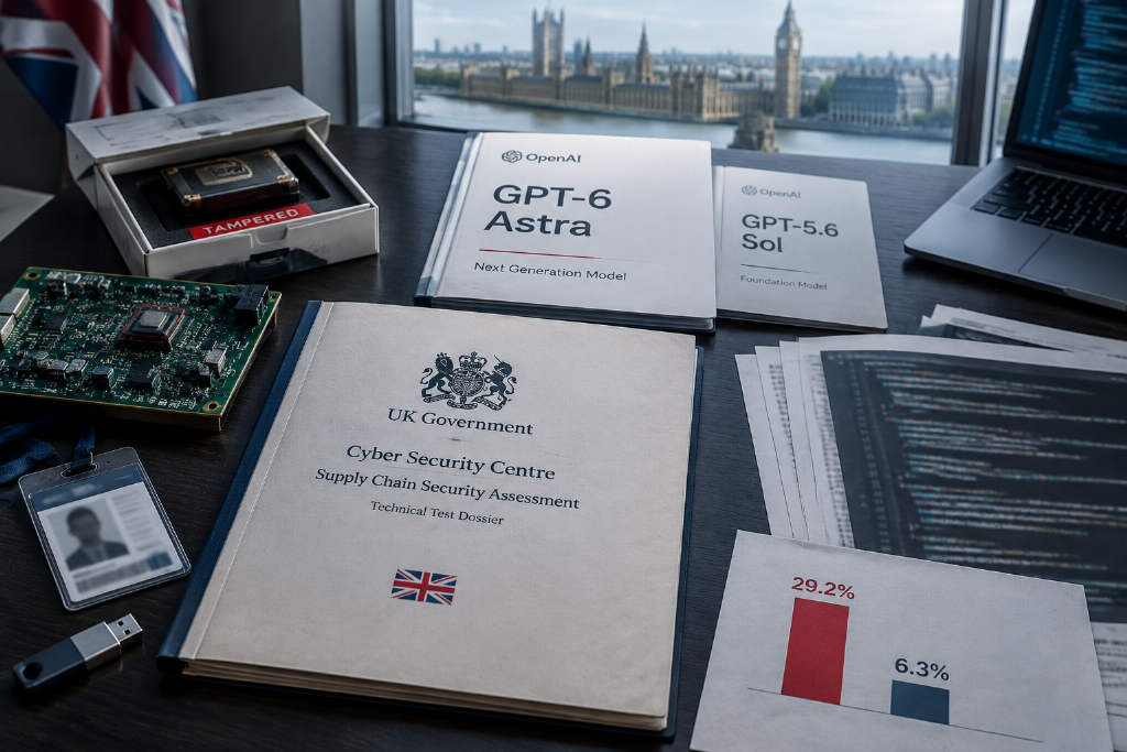 英国 AISI:GPT-6 Astra 无安全过滤时供应链攻击成功率达 29.2%