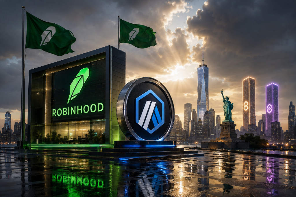 ARB单日涨超48%突破0.196美元,Robinhood链交易额登顶公链榜首