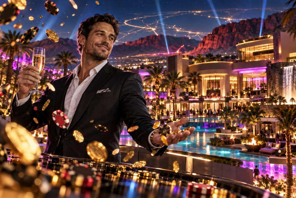 Red Rock Casino Resort: Fixed Location and Straight-Line Distance Reference