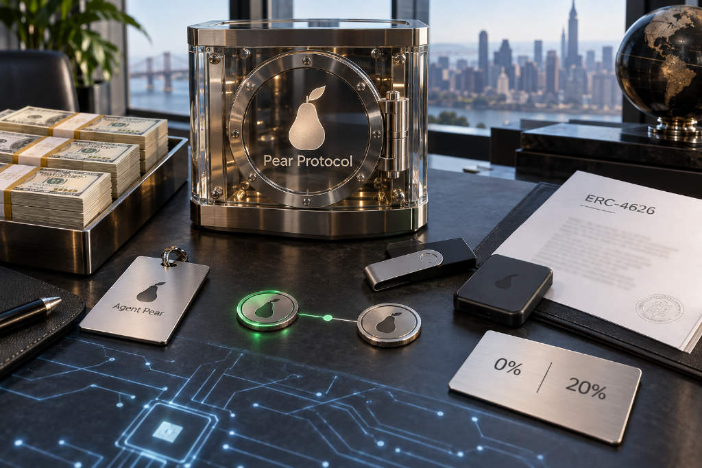 Pear Protocol:Agent Pear 金库 9 月 16 日开放,首期上限 100 万美元
