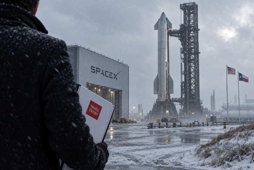 富国银行下调SpaceX目标价至212美元