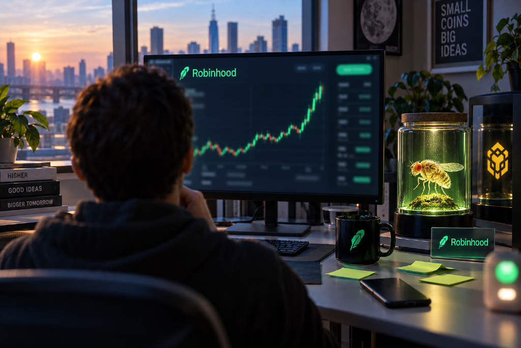 Robinhood Meme币FLYBRAIN市值短时突破700万美元