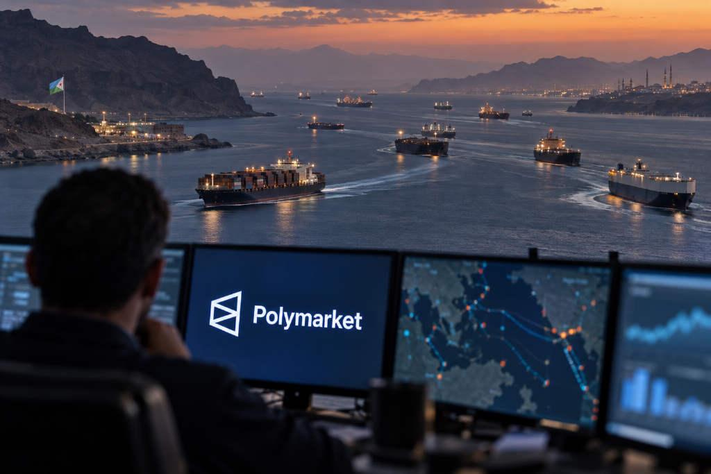 Polymarket押注曼德海峡9月底船舶均值低于25的概率降至9%