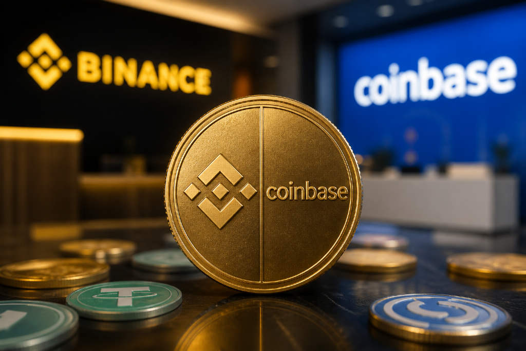观点:Binance与Coinbase拿下过半稳定币流入
