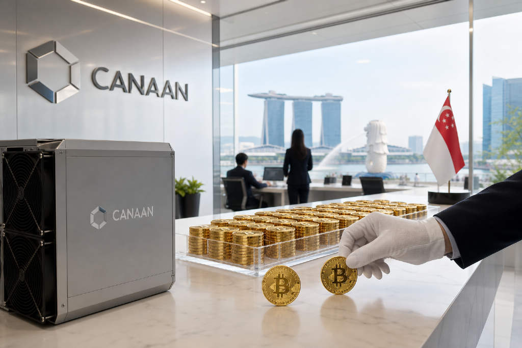 Canaan Inc 增持 2 枚比特币,总持仓升至 1917 枚