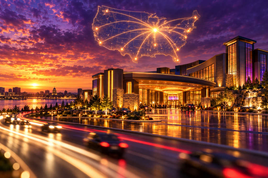 Oneida Casino-Packerland 的固定位置与测量方法